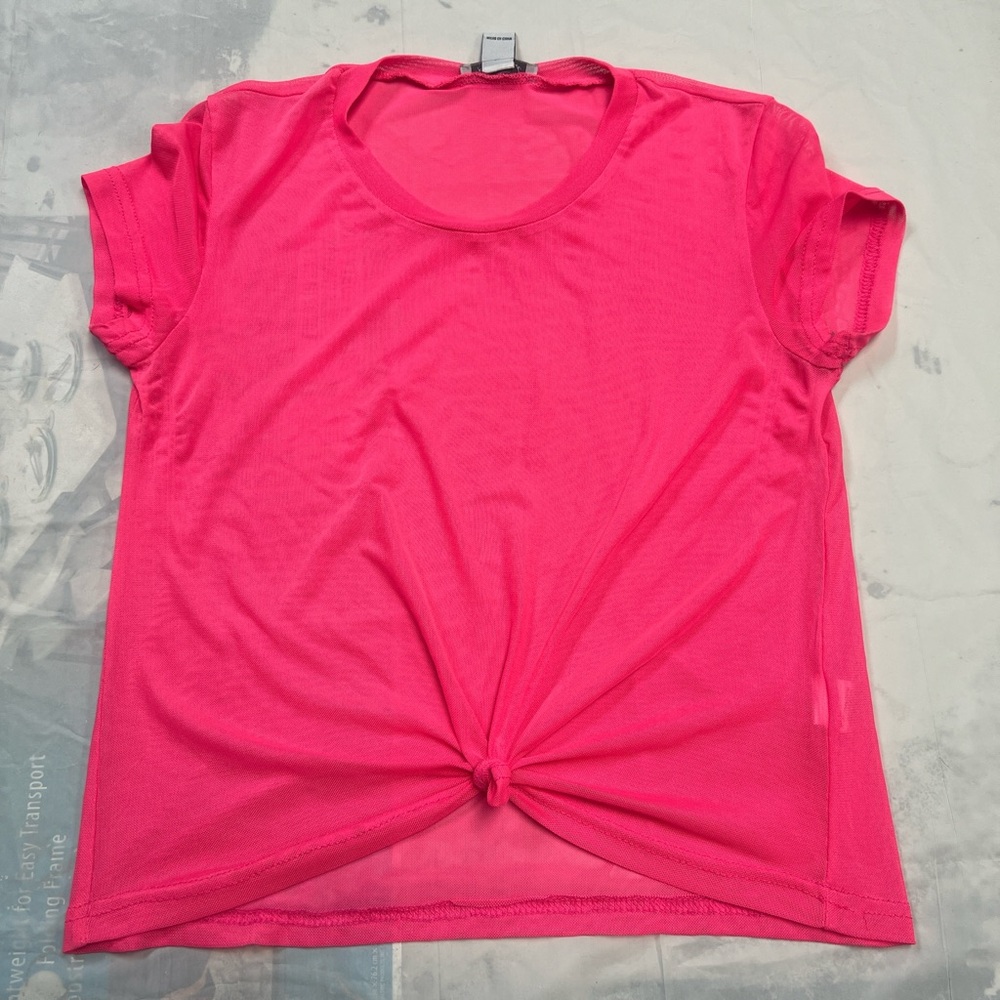 Revamped Hot Pink Short Sleeve Tee